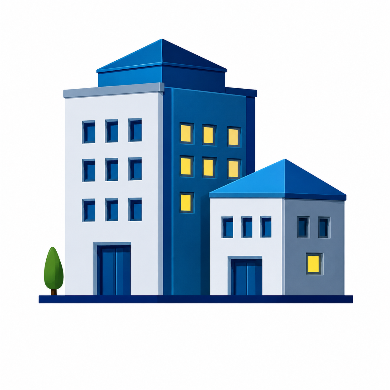 Business buildings